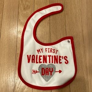 My First Valentines Day bib